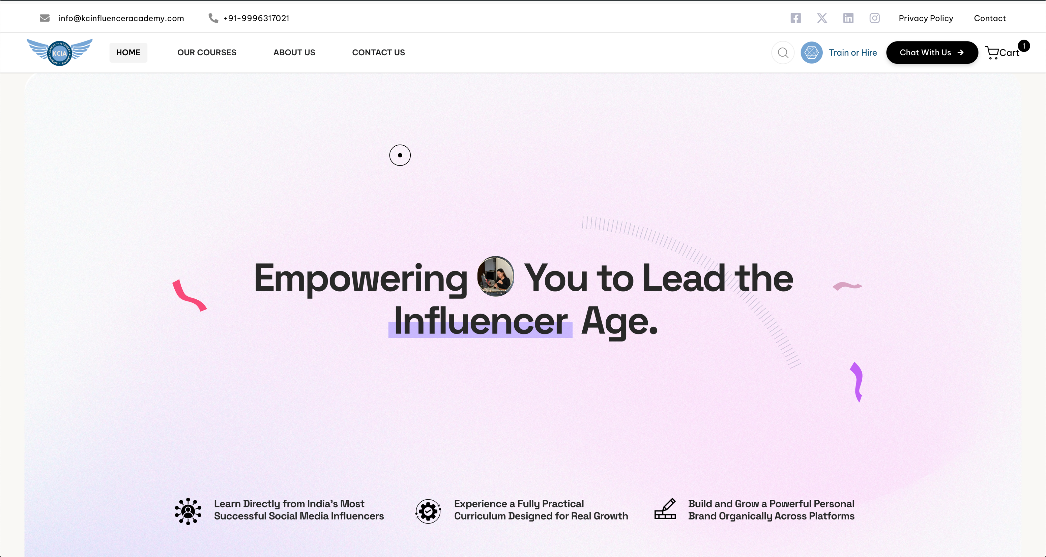 KCIA Influencer Academy